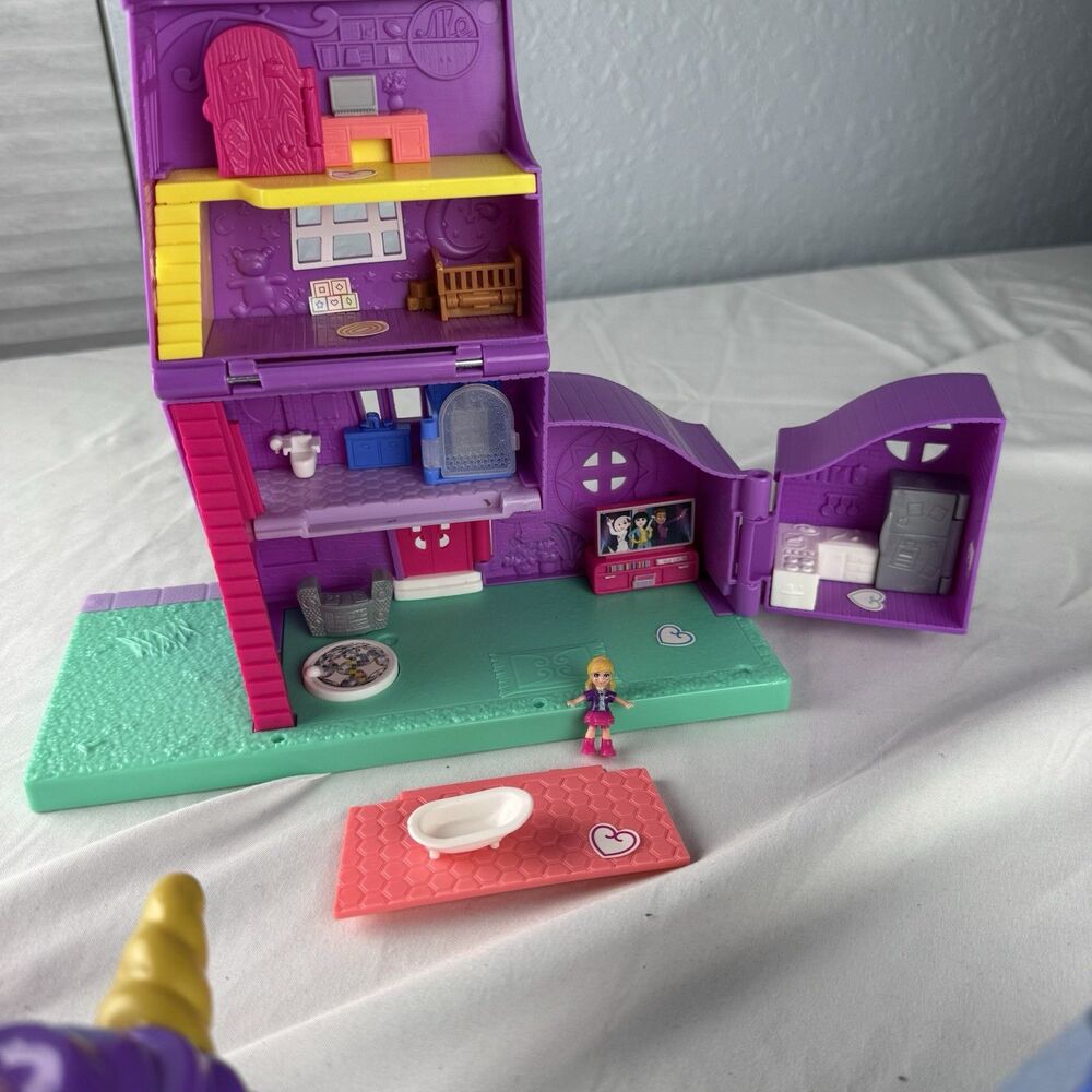 Polly Pocket Playset And Accessories Lot - Picture 7 of 10